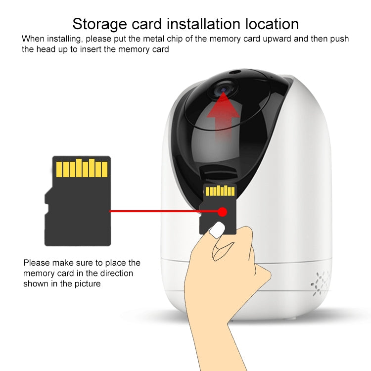 YT47 HD Wireless Indoor Network Shaking Head Camera, Support Motion Detection & Infrared Night Vision & Micro SD Card, AU Plug, YT47 YT47 HD Wireless Indoor Network Shaking Head Camera, Support Motion Detection & Infrared Night Vision & Micro SD Card, AU Plug, YT47